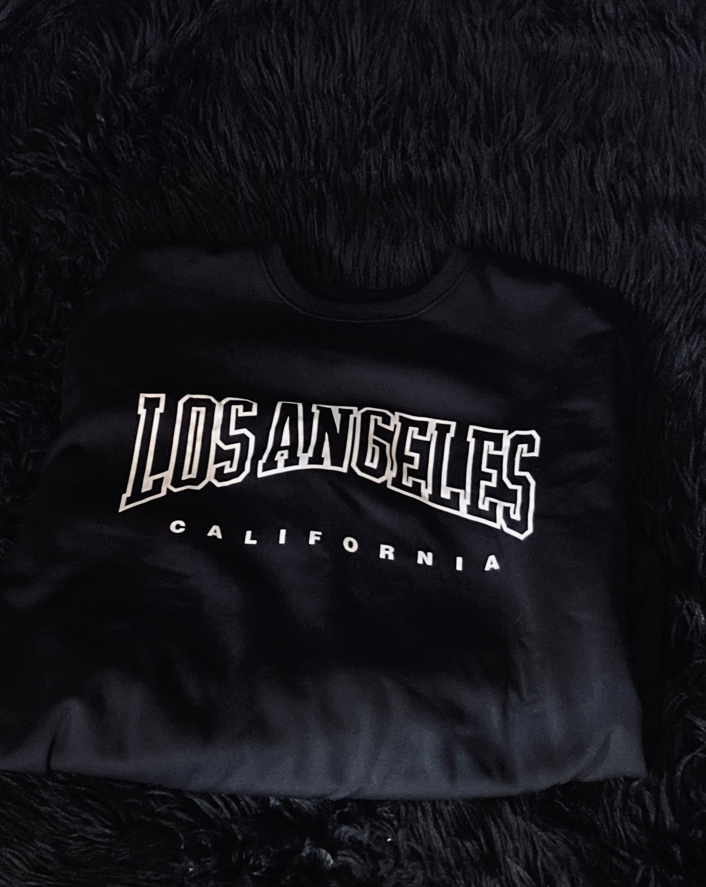 Los Angeles California Oversized Crew Neck Sweatshirt